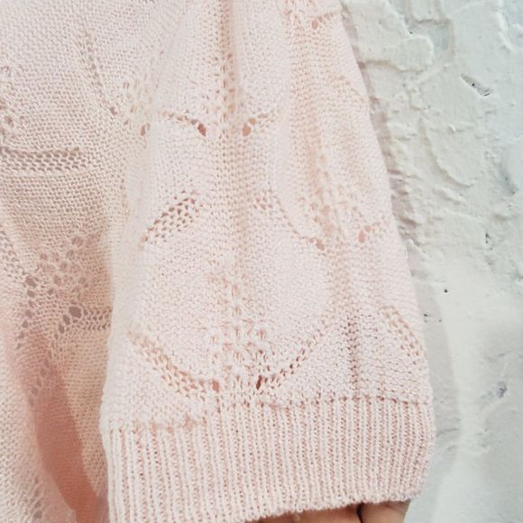 4x$25 Escorpion Baby Pink Knit  Vintage Bloise size 10 M - L - Picture 6 of 12